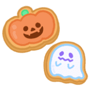 อิโมจิไลน์ Halloween! Fluffy Emoji