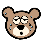 อิโมจิไลน์ Bears emoji kuma