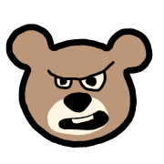 อิโมจิไลน์ Bears emoji kuma