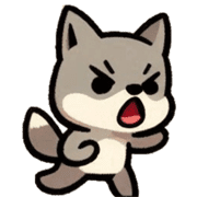 อิโมจิไลน์ Cute animal extreme expression stickers