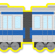 อิโมจิไลน์ Saitama Tokyo green train&station sign