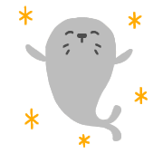 อิโมจิไลน์ Lazy Seal emoji