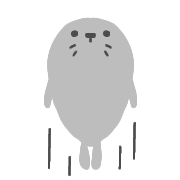 อิโมจิไลน์ Lazy Seal emoji