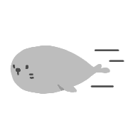 อิโมจิไลน์ Lazy Seal emoji