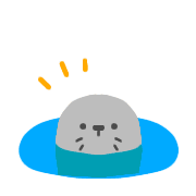 อิโมจิไลน์ Lazy Seal emoji