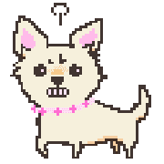 อิโมจิไลน์ dog of pixel art