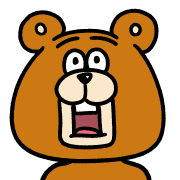 อิโมจิไลน์ The cute and annoying bear Emoji Anime 1