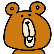 อิโมจิไลน์ The cute and annoying bear Emoji Anime 1