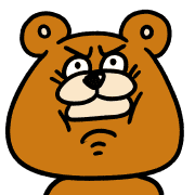 อิโมจิไลน์ The cute and annoying bear Emoji Anime 1