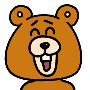 อิโมจิไลน์ The cute and annoying bear Emoji Anime 1