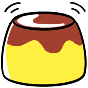 อิโมจิไลน์ Custard pudding Emoji