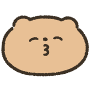 อิโมจิไลน์ kantan kuma-san(emoji)bear