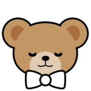 อิโมจิไลน์ Teddy Bear Face EMOJI[WHITE]