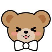 อิโมจิไลน์ Teddy Bear Face EMOJI[WHITE]