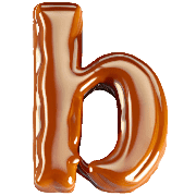 อิโมจิไลน์ Caramel Deco Emoji (Alphabet/Numbers)