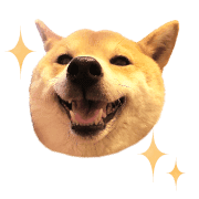 อิโมจิไลน์ Mame of a Shiba dog-emoji-