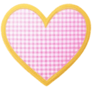 อิโมจิไลน์ Checkered Heart Soft Emoji