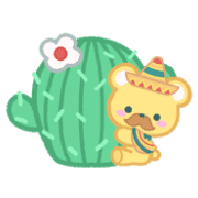 อิโมจิไลน์ Mexican! Fluffy emoji