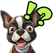 อิโมจิไลน์ Boston Terrier Emoji for every day