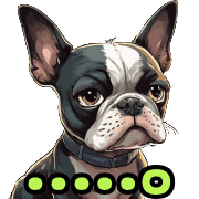 อิโมจิไลน์ Boston Terrier Emoji for every day