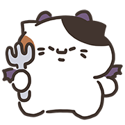 Sanfa cat ฮาโลวีน อิโมจิแอนิเมชัน