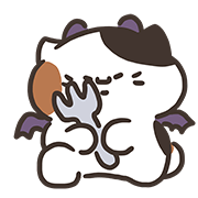 Sanfa cat ฮาโลวีน อิโมจิแอนิเมชัน รูปที่ 5