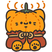 Sanfa cat ฮาโลวีน อิโมจิแอนิเมชัน รูปที่ 23