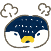 อิโมจิไลน์ Nordic style/healing penguin emoji