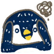 อิโมจิไลน์ Nordic style/healing penguin emoji