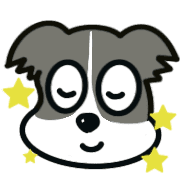 อิโมจิไลน์ Border collie emoji by saekichi