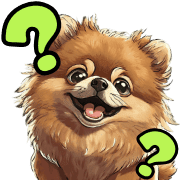 อิโมจิไลน์ Brown Pomeranian Emoji for everyday use