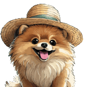 อิโมจิไลน์ Brown Pomeranian Emoji for everyday use