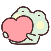 Lazynfatty - GuaGua Frog อิโมจิ