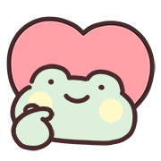 Lazynfatty - GuaGua Frog อิโมจิ