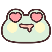 Lazynfatty - GuaGua Frog อิโมจิ รูปที่ 24