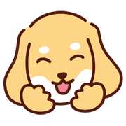 อิโมจิไลน์ Cute dachshund dog_Emoji Ver.4