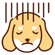 อิโมจิไลน์ Cute dachshund dog_Emoji Ver.4