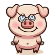 อิโมจิไลน์ Popular pig is cute