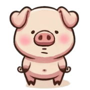 อิโมจิไลน์ Popular pig is cute