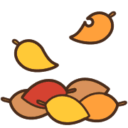 อิโมจิไลน์ Simple and easy to use autumn emoji