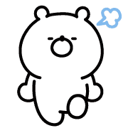 อิโมจิไลน์ Moving girly bear emoji 4