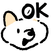 อิโมจิไลน์ White Shiba Inu - Useful Daily