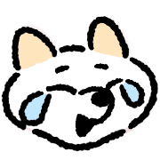 อิโมจิไลน์ White Shiba Inu - Useful Daily