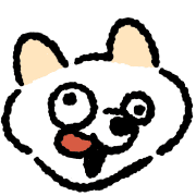 อิโมจิไลน์ White Shiba Inu - Useful Daily