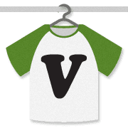 อิโมจิไลน์ Connected Raglan T-shirt Alphabet