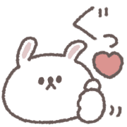 อิโมจิไลน์ small small rabbit Emoji #4