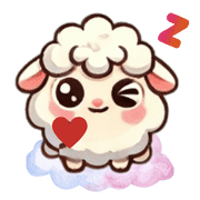 อิโมจิไลน์ Sheep stickers