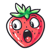 อิโมจิไลน์ Cute Pop Strawberry Emojis