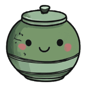 อิโมจิไลน์ Cute Pottery Series Emojis 01