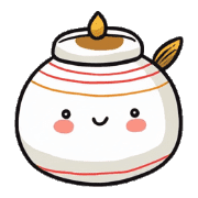 อิโมจิไลน์ Cute Pottery Series Emojis 01